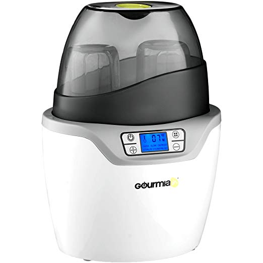 Gourmia Jr. Double Baby Bottle Sterilizer and Warmer