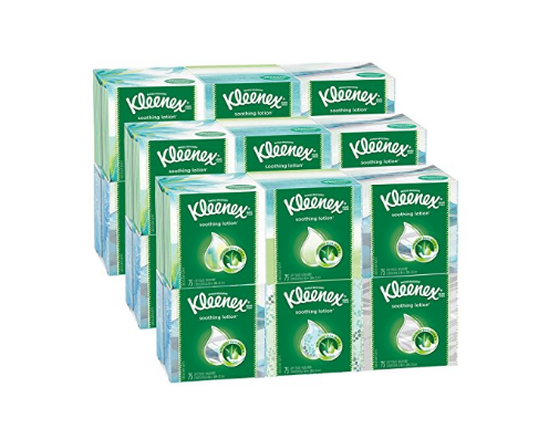18 boxes of Kleenex tissues