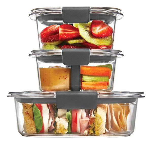 10 Piece Rubbermaid Brilliance Food Storage Container
