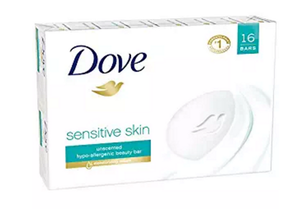 16 Dove sensitive skin bars