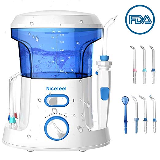 Electric Dental Water Flosser With 7 Multifunctional Tips