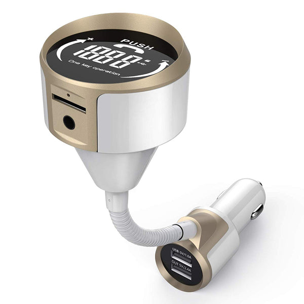 Car FM transmitter with hands free car kit