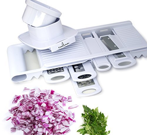 Culina mandoline slicer with 5 interchangeable blades