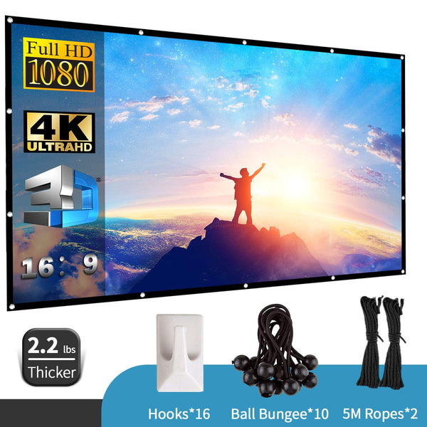 2 - 120 Inch Projector Screens
