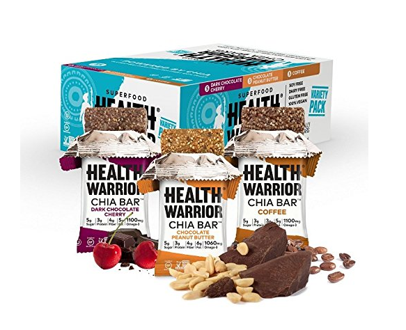 Pack de 15 Barritas de Chía Health Warrior