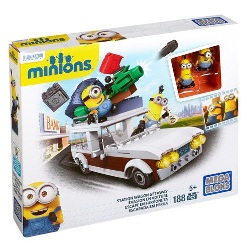 Mega Bloks Minions Station Wagon Getaway