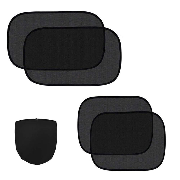 Paquete de 4 parasoles para ventanas laterales de coche.