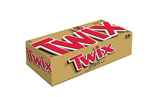 Pack de 36 barras de chocolate Twix