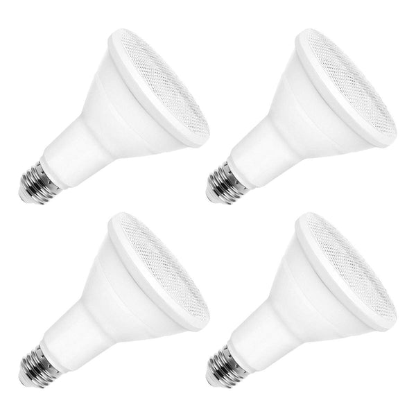 Paquete de 4 bombillas LED de inundación