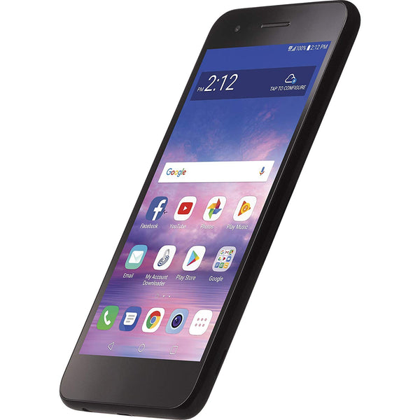 Simple Mobile LG Rebel 4 4G LTE Prepaid Smartphone with $50 Truly Unlimited Airtime Bundle