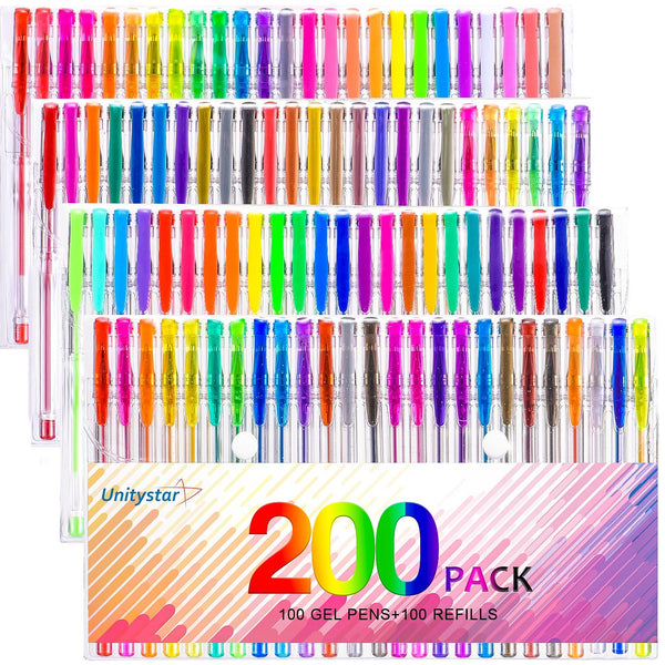 200 gel pens