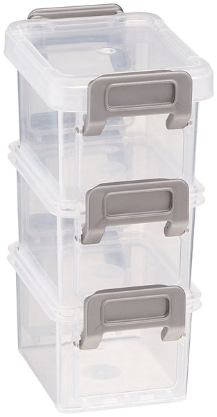 3-piece layered latch boxes