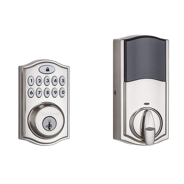 Cerrojo electrónico UL Kwikset-Wave SmartCode, con SmartKey (2 estilos)