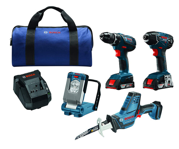 Bosch 18V Lithium-Ion 4-Tool Combo Kit