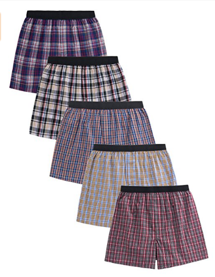 ¡BOGO! Pack de 5 boxers para hombre.