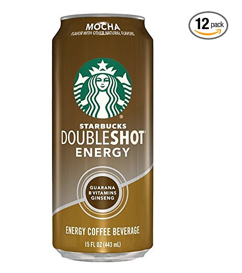 12 latas de Starbucks Doubleshot Energy Coffee, Mocha
