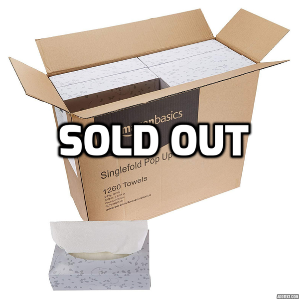 18 Boxes of AmazonBasics Paper Towels