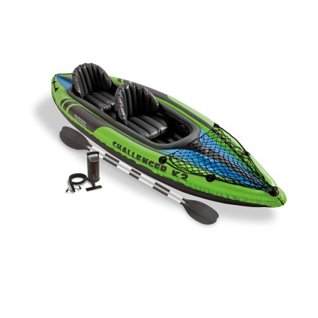 Kayak inflable Intex Challenger K2 ww/ remos y bomba de mano