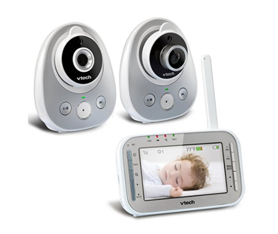 2 camera video baby monitor with talk back intercom