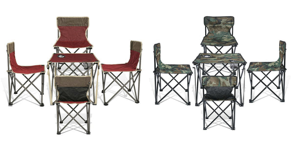 5 piece super convenient camping set