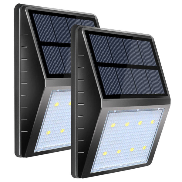 Pack of 2 solar LED lights