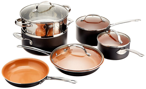 Gotham Steel 10-Piece Kitchen Nonstick Cookware Set