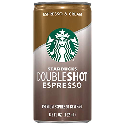 12-Pack of 6.5oz Starbucks Doubleshot (Espresso + Cream)