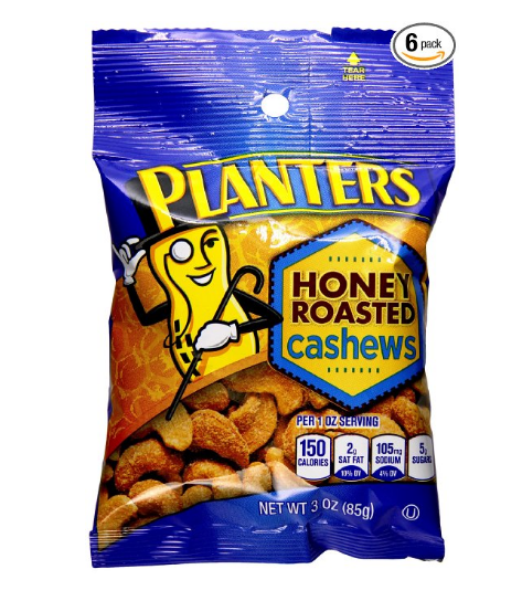Pack of 6 Planters Cashews