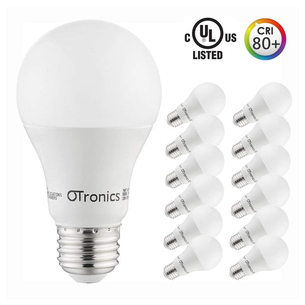 Pack of 12 LED light bulbs