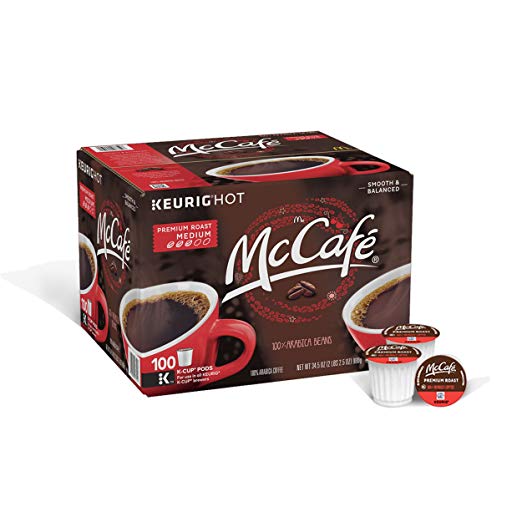 McCafe Premium Roast Coffee, K-CUP PODS, 100 Count