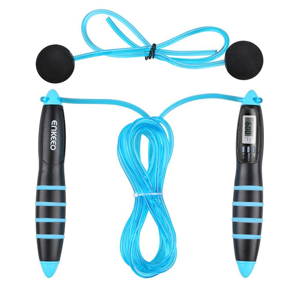 LCD screen calorie counter jump rope