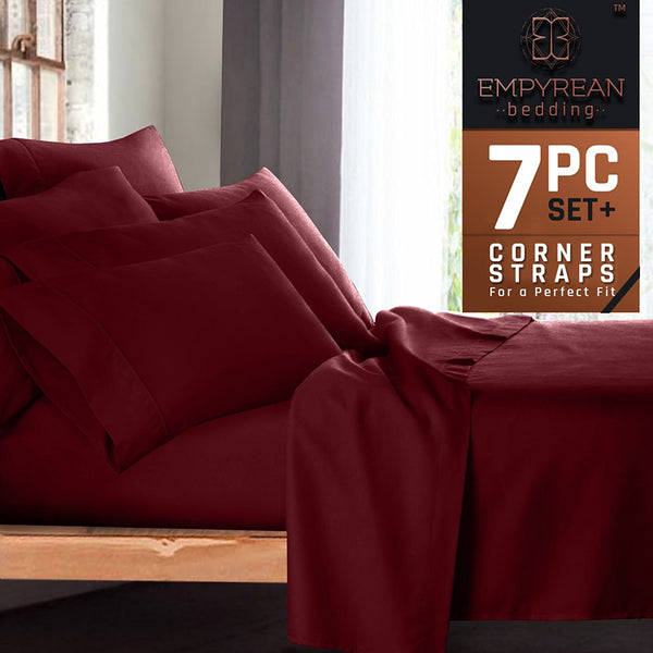 Juegos de sábanas y fundas de almohada de 6-7 piezas - Muchos colores