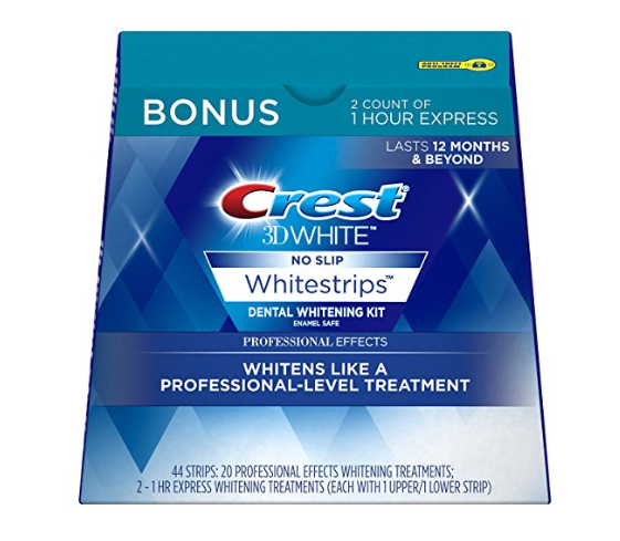 22 tiras blancas de efectos profesionales Crest 3D White