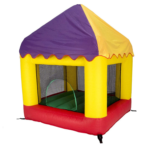 JumpKing 6.25' X 6' Bounce House Combo with Circus Cover