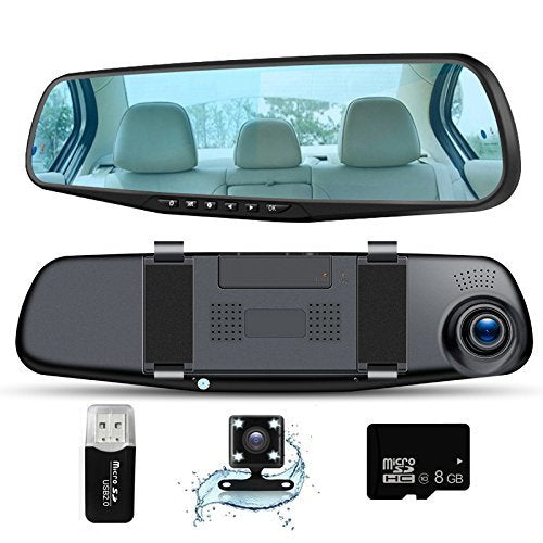 1080P front and rear dual lens dash cam