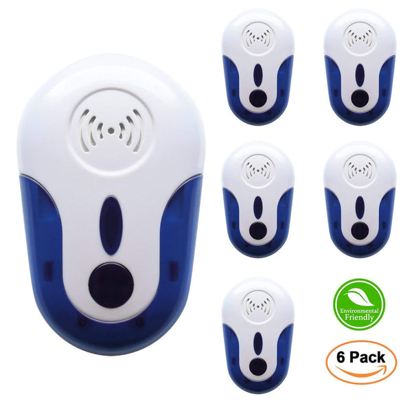 Pack of 6 ultrasonic pest repellers