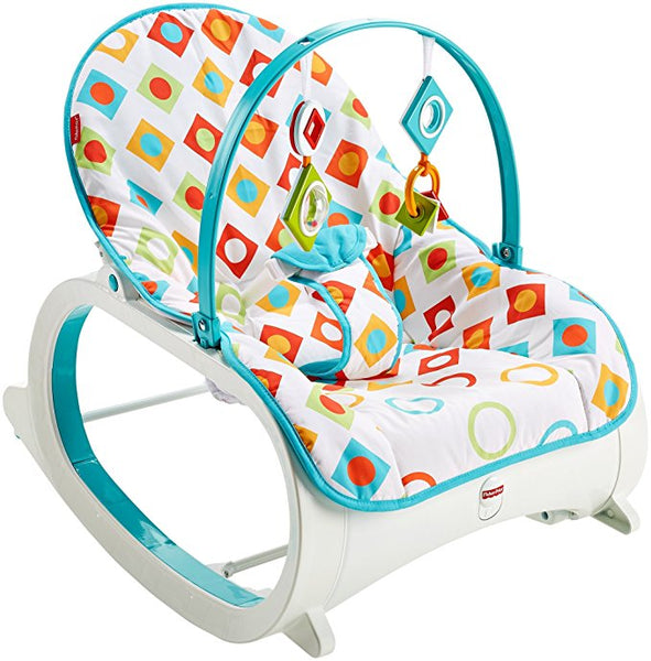 Mecedora para bebés y niños pequeños de Fisher-Price, Geo Diamonds