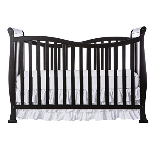 Dream On Me Violet 7 in 1 Convertible Lifestyle Crib, Black