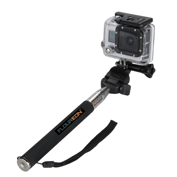 Selfie stick and tripod adapter for GoPro