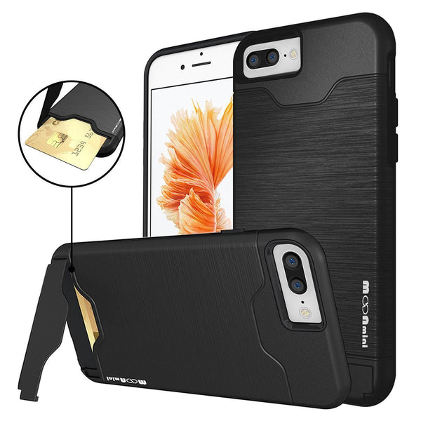 Funda iPhone 7 y 7 Plus con tarjetero y soporte