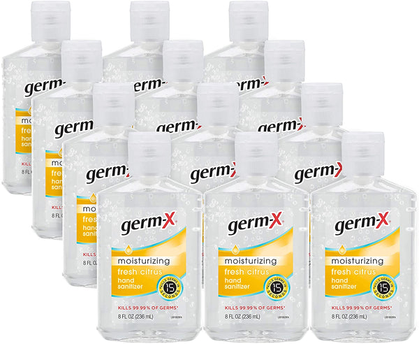 12 Bottles Of Germ-x Hand Sanitizer