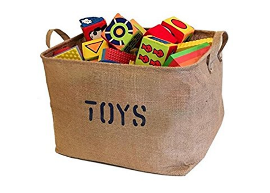 'Toys' storage bin basket