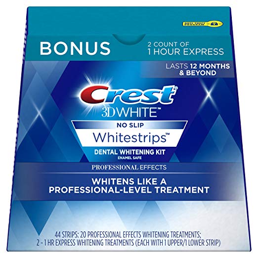 22 tiras blancas de efectos profesionales Crest 3D White