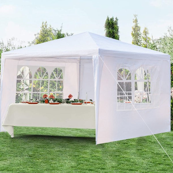Waterproof Patio Gazebos with Removable Sidewalls (8 Sizes)