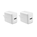Paquete de 2 cargadores de pared USB-A de 12 W con certificación Apple MFi