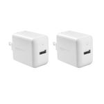 2-Pack Apple MFi Certified 12w USB-A Wall Charger