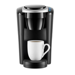 Keurig K-Compact Single-Serve K-Cup Pod Coffee Maker, Black, Brews 6-10oz. Cups