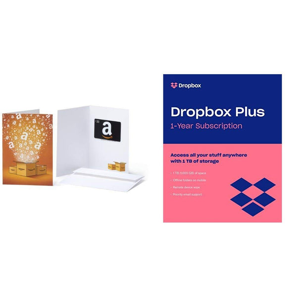 Dropbox Plus (1 TB) with $20 Amazon Gift Card