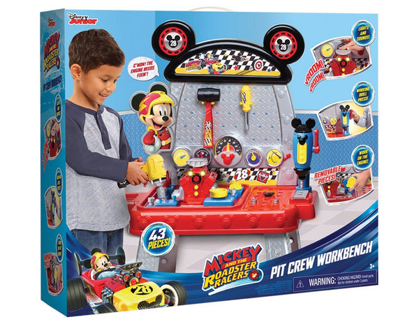 Just Play Mickey and the Roadster Racers Pit Crew Workbench Playset