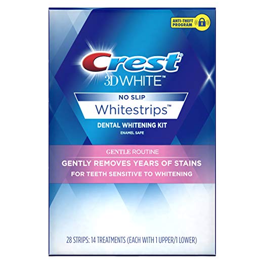 Crest 3D White Whitestrips Gentle Routine Teeth Whitening Kit